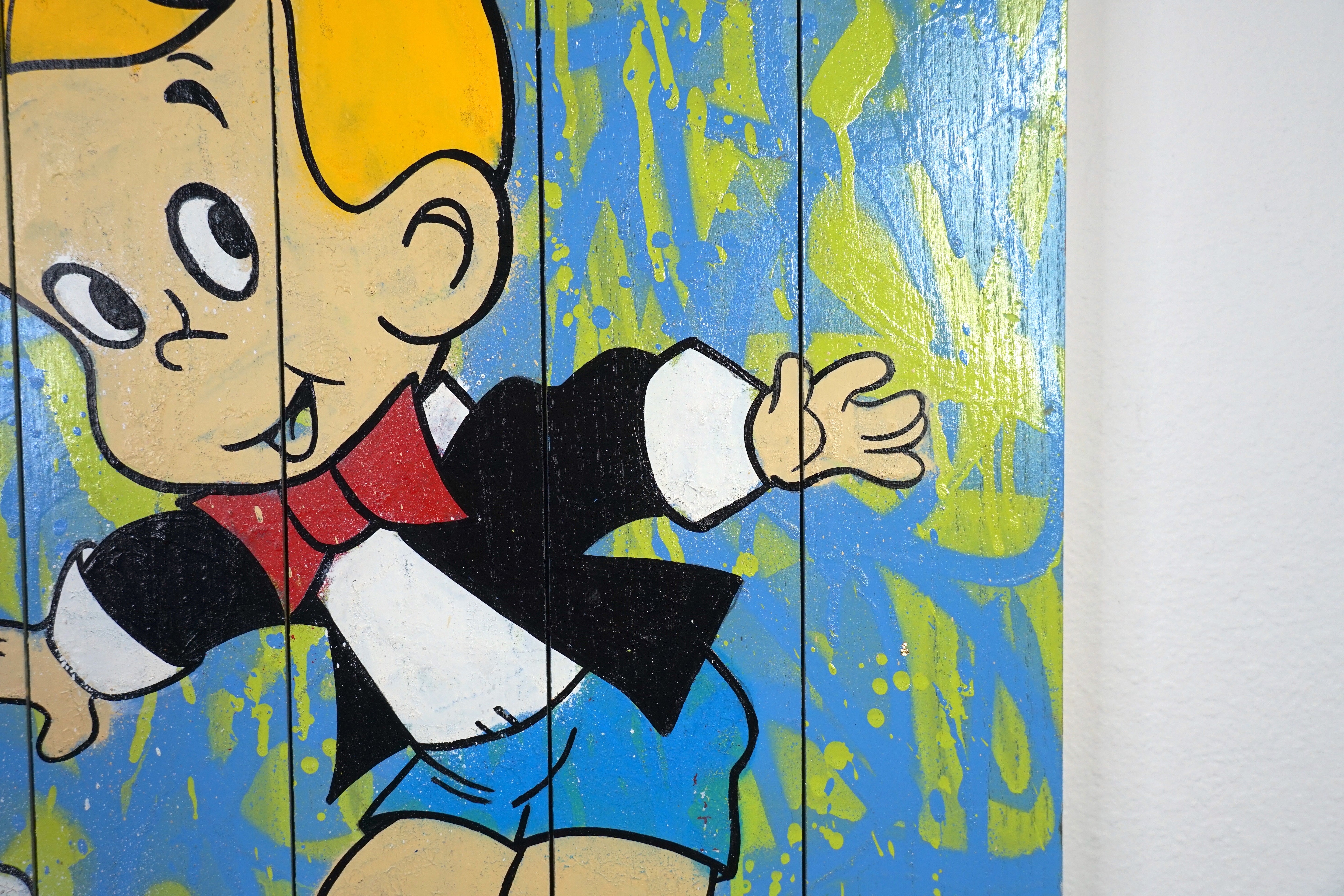 Richie Rich skateboarding "Dollar Sign Skateboard"