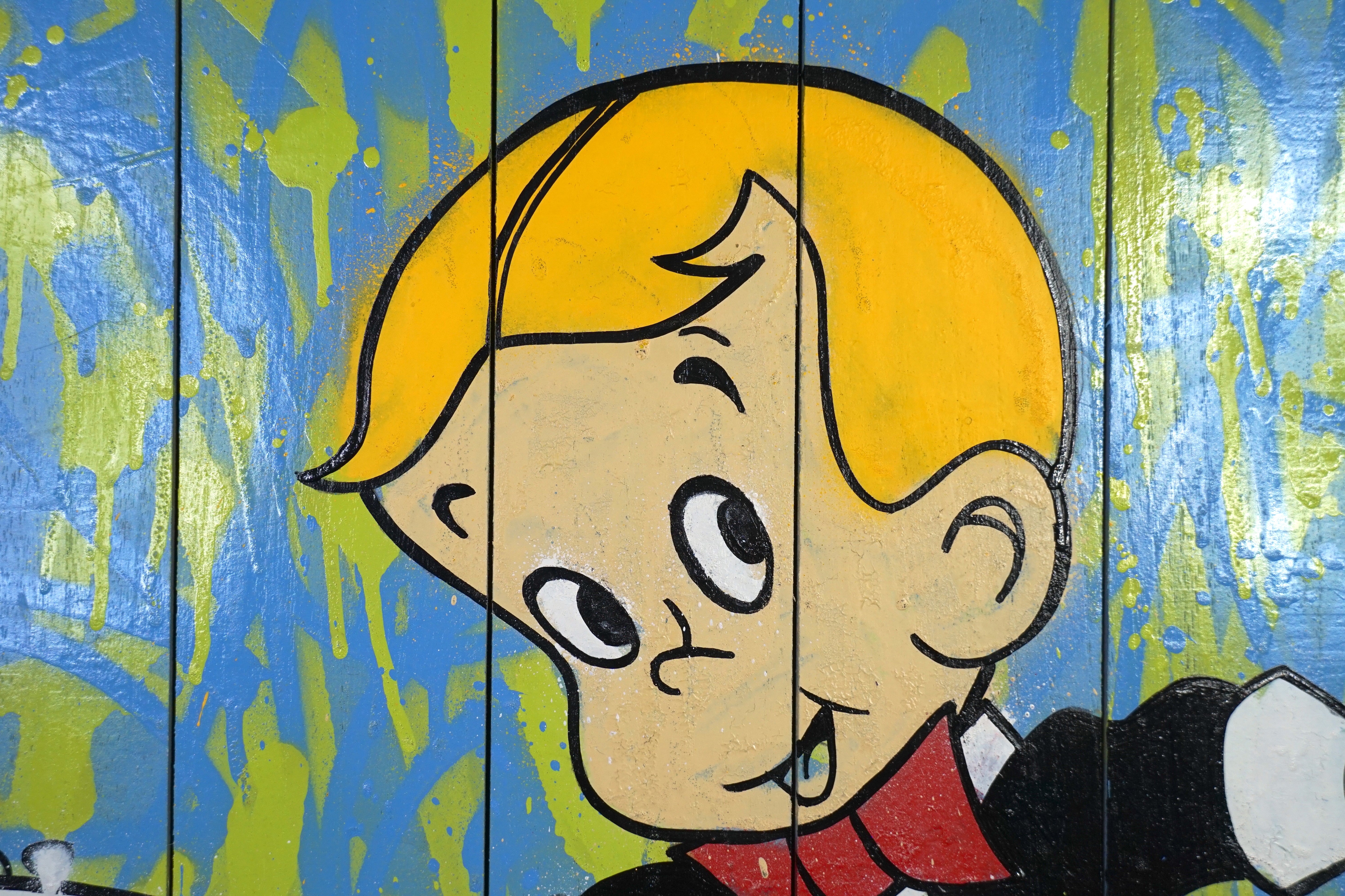 Richie Rich skateboarding "Dollar Sign Skateboard"