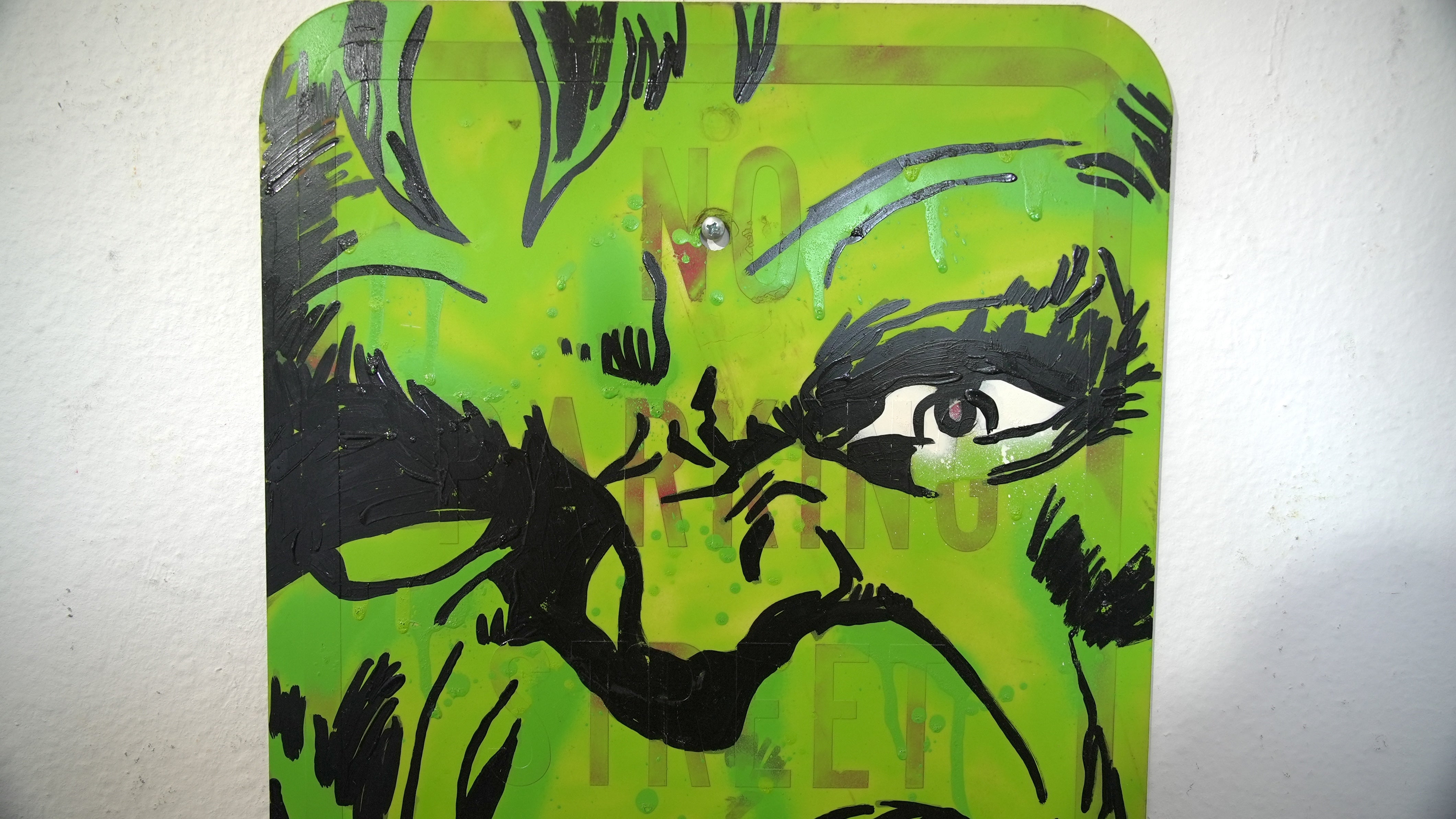 Hulk "Not Who I Wanted to Be – Hulk's Inner Conflict on a Street Sign"