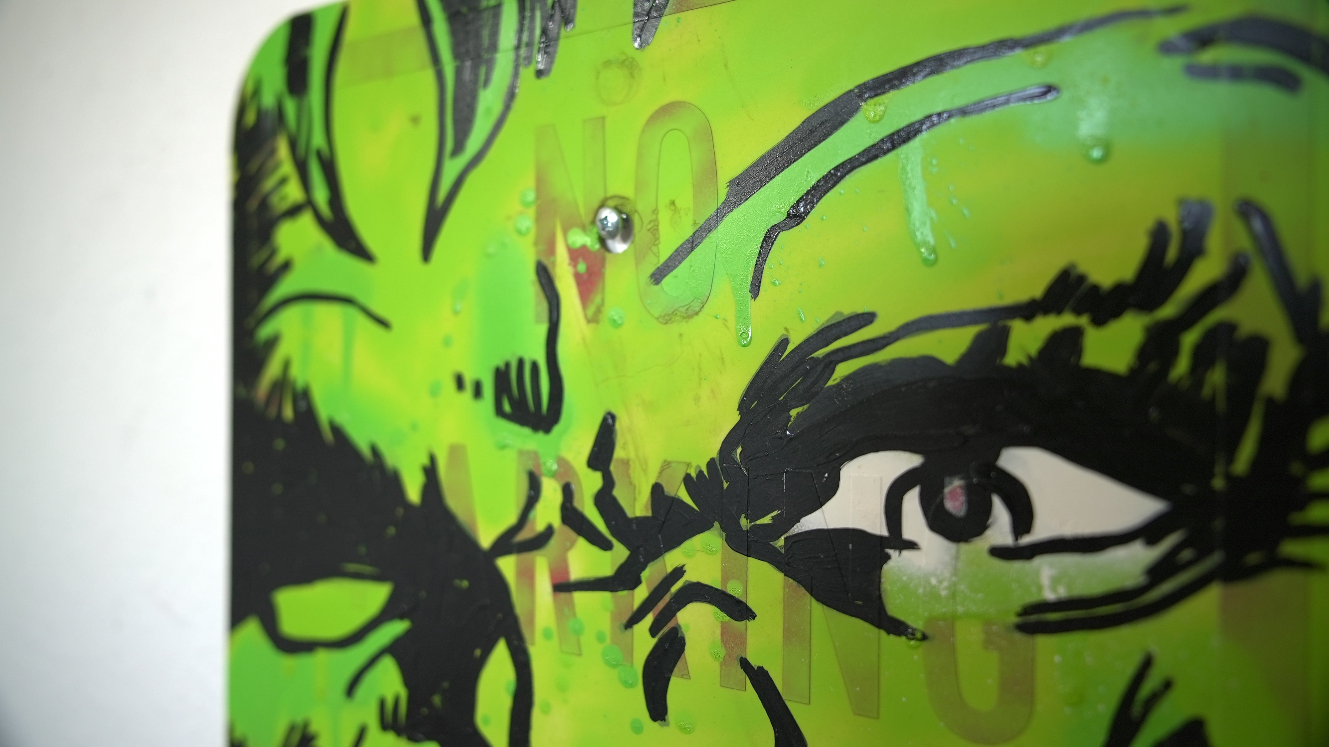 Hulk "Not Who I Wanted to Be – Hulk's Inner Conflict on a Street Sign"