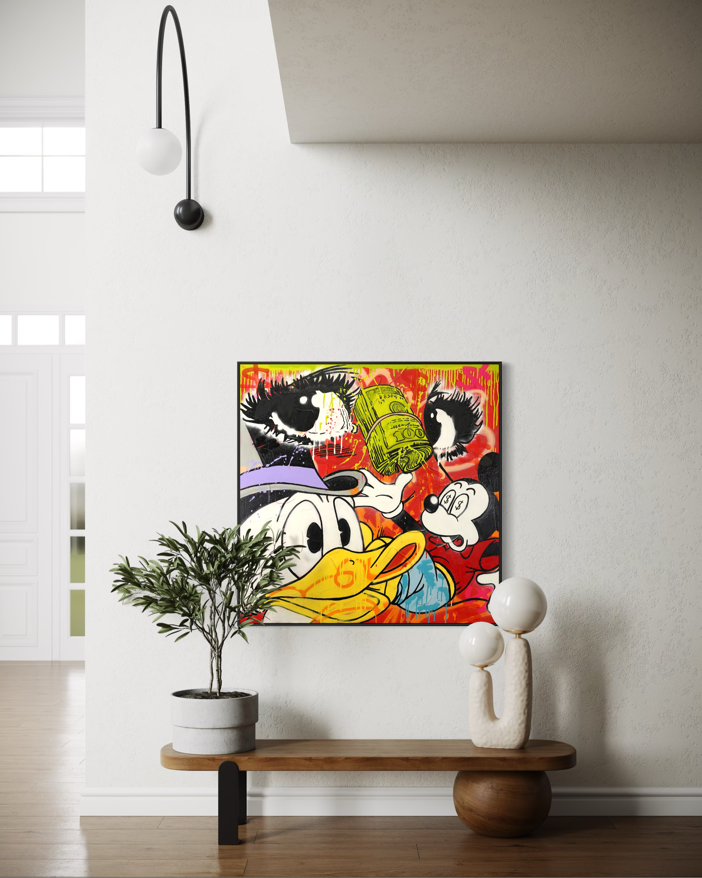 Pop Art Therapy Piece - "Road to Riches: Obsession in Color”