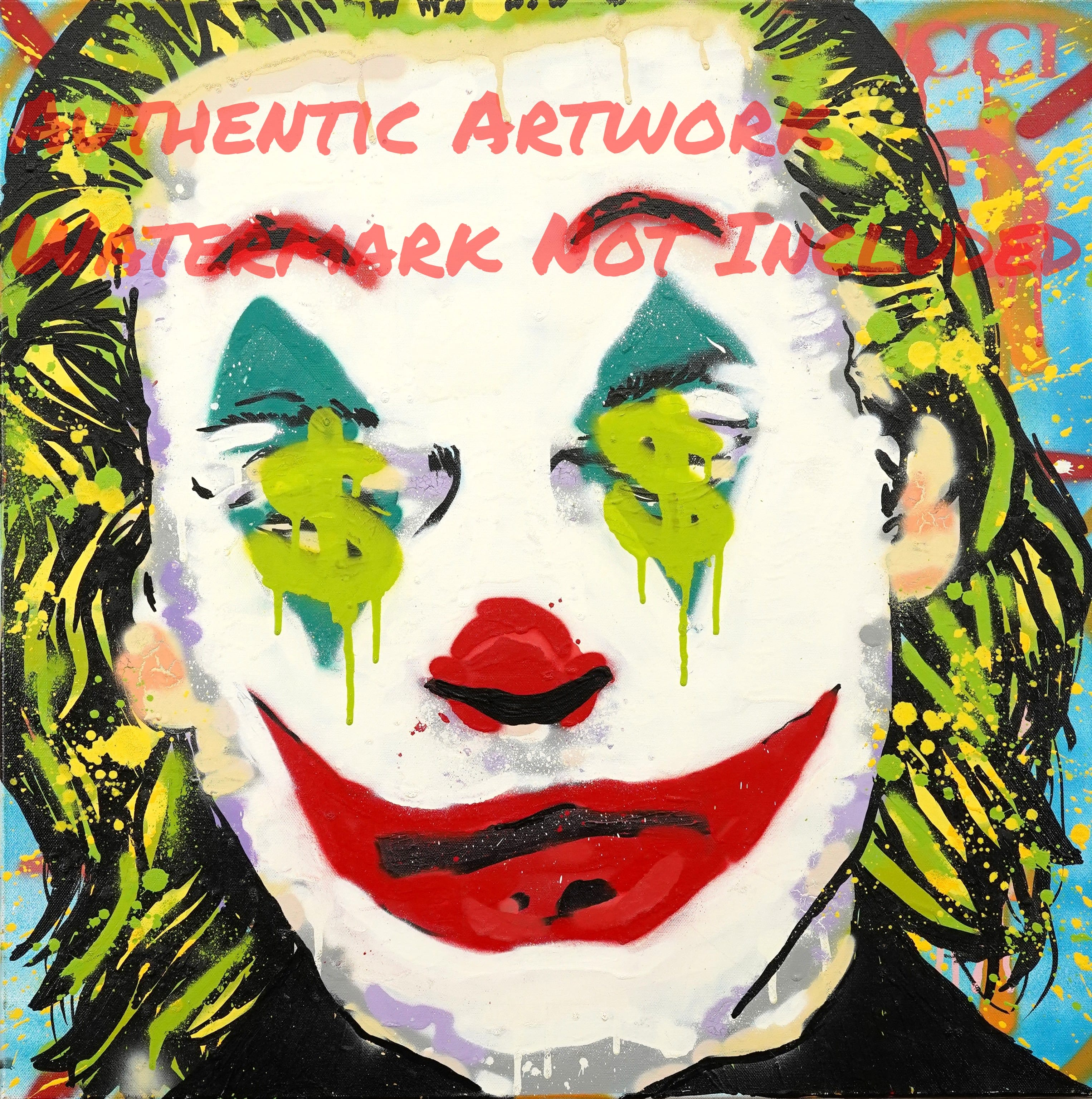 The Joker graffiti Painting 