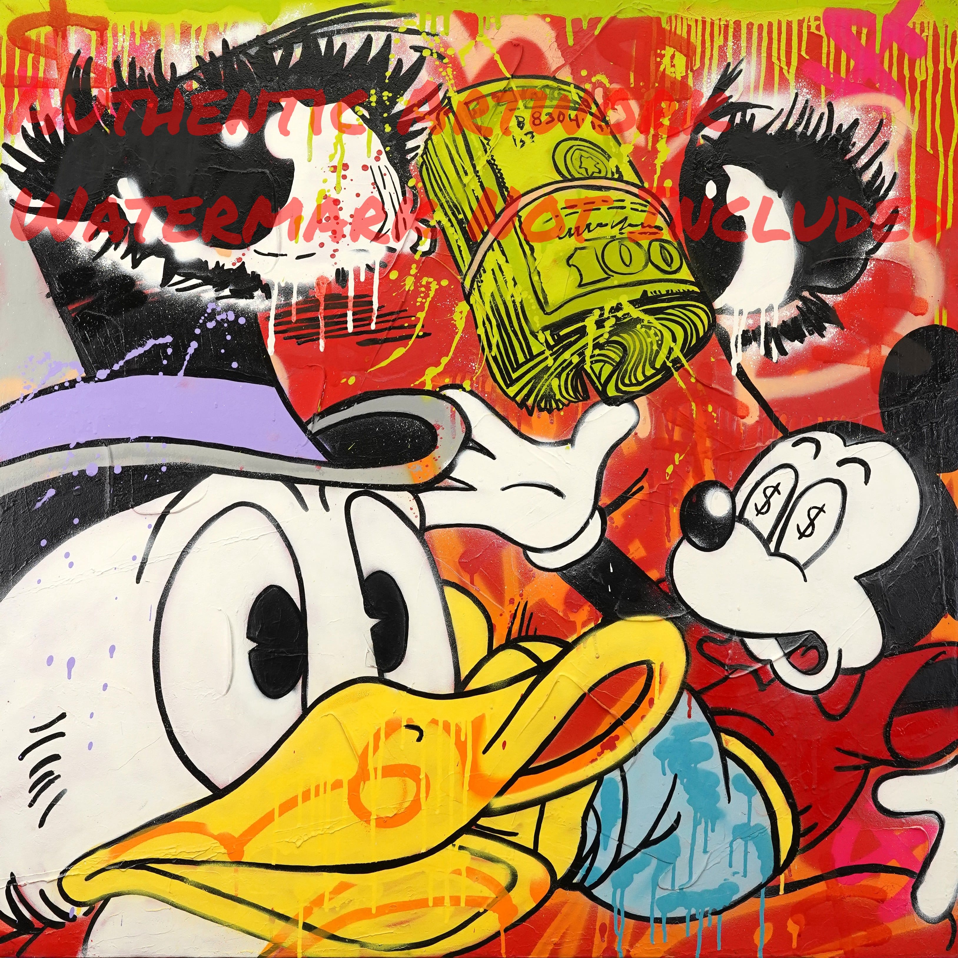 Pop Art Therapy Piece - "Road to Riches: Obsession in Color”