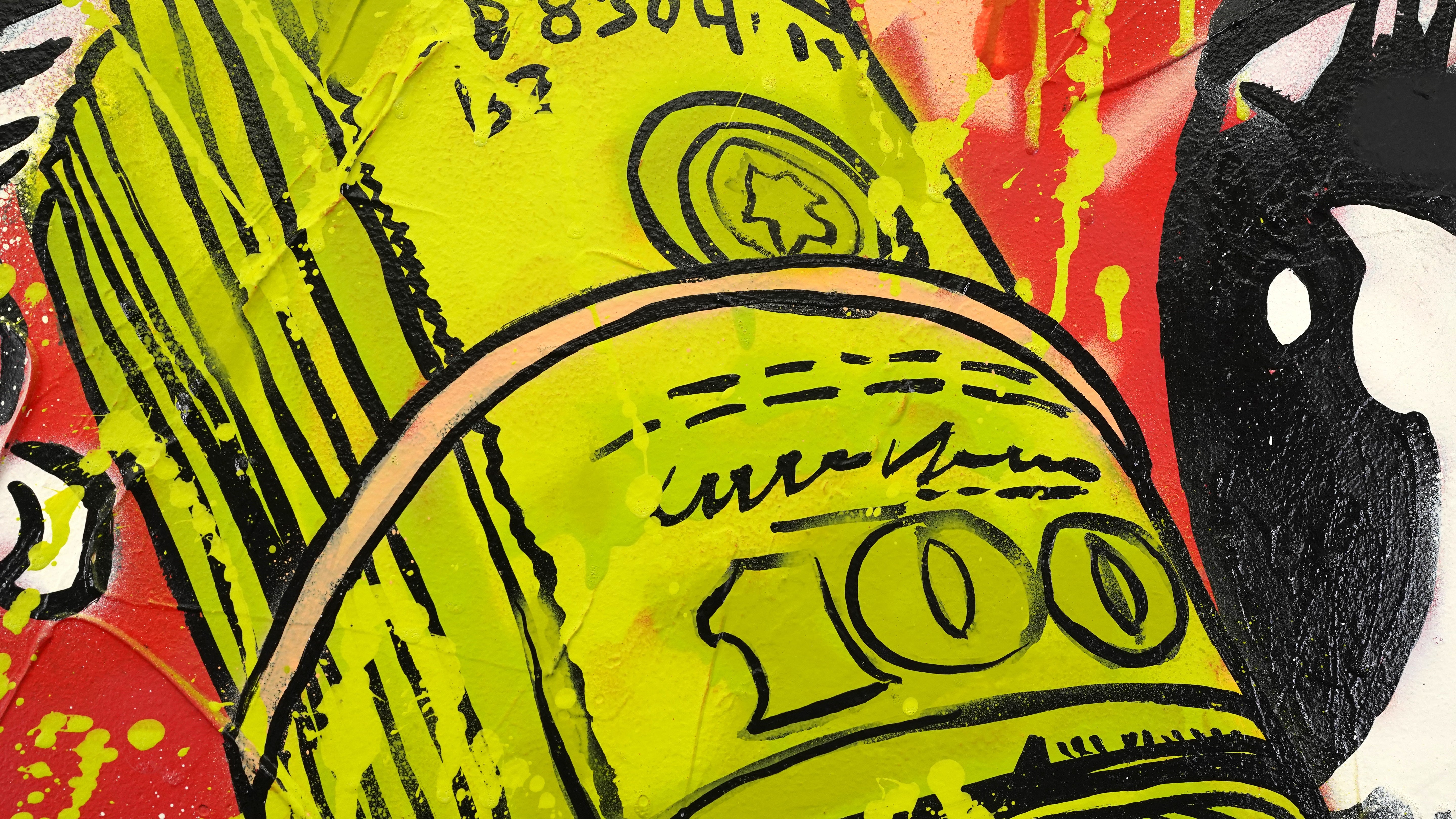 Pop Art Therapy Piece - "Road to Riches: Obsession in Color”