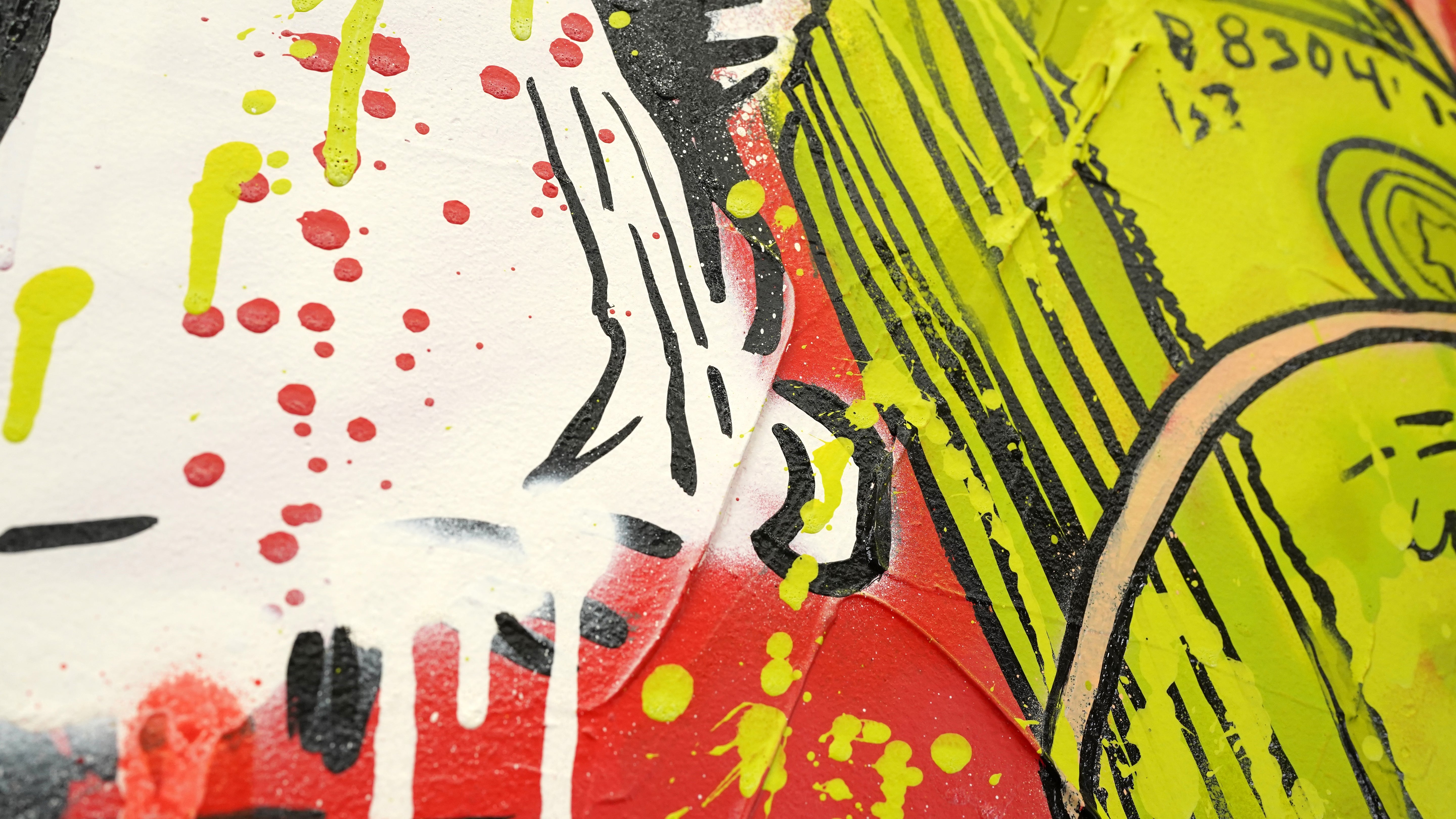 Pop Art Therapy Piece - "Road to Riches: Obsession in Color”