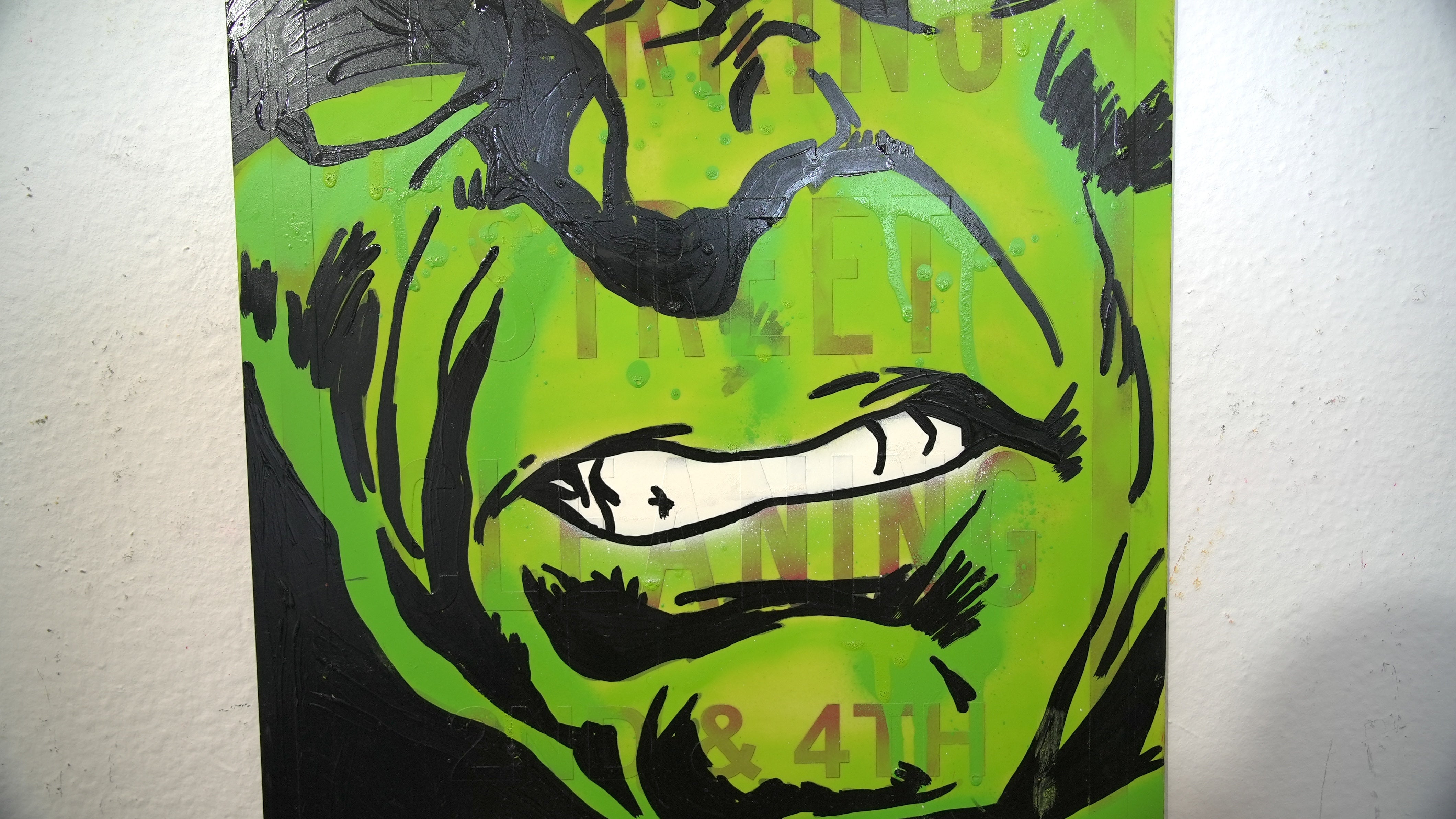 Hulk "Not Who I Wanted to Be – Hulk's Inner Conflict on a Street Sign"