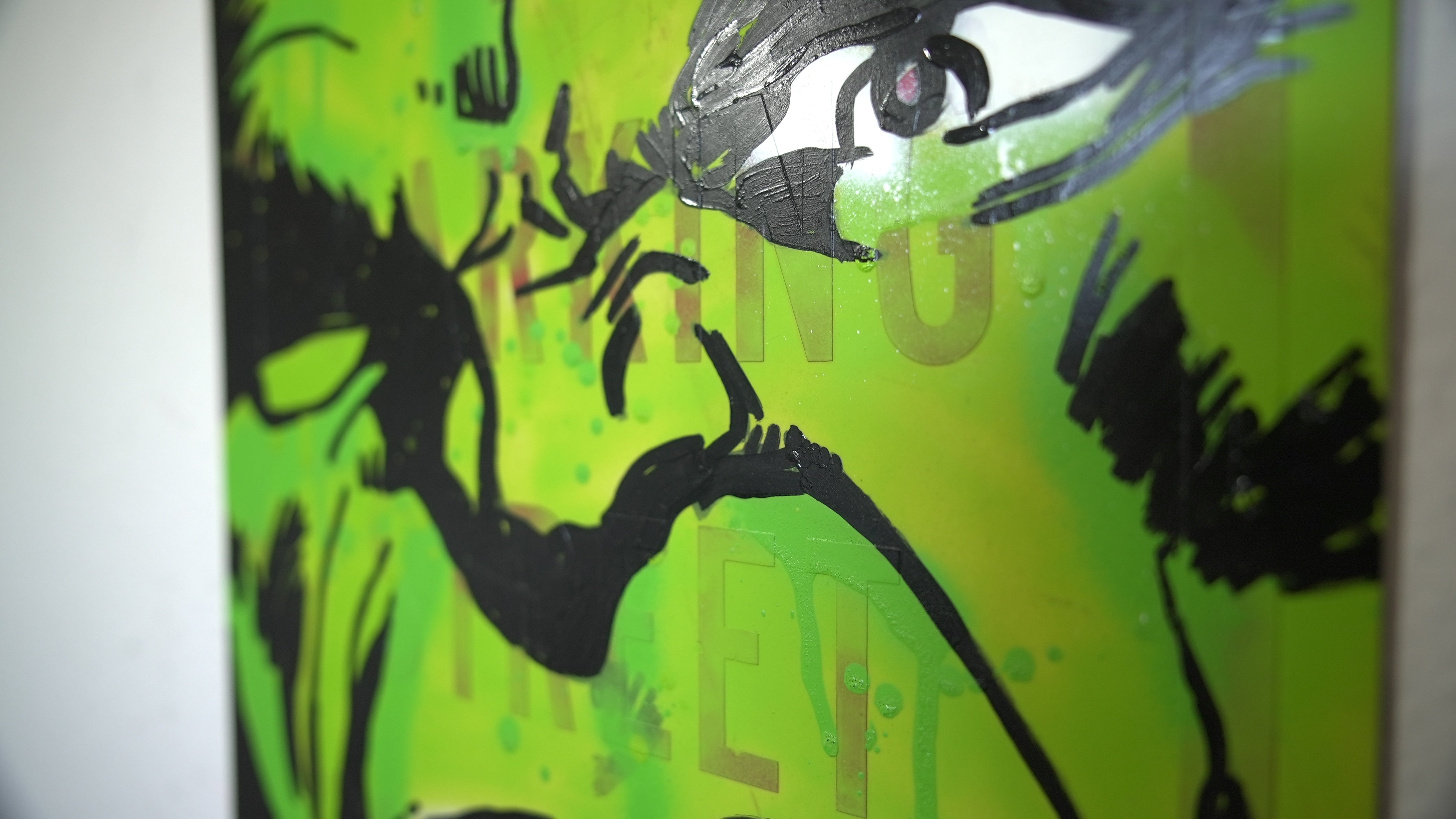 Hulk "Not Who I Wanted to Be – Hulk's Inner Conflict on a Street Sign"