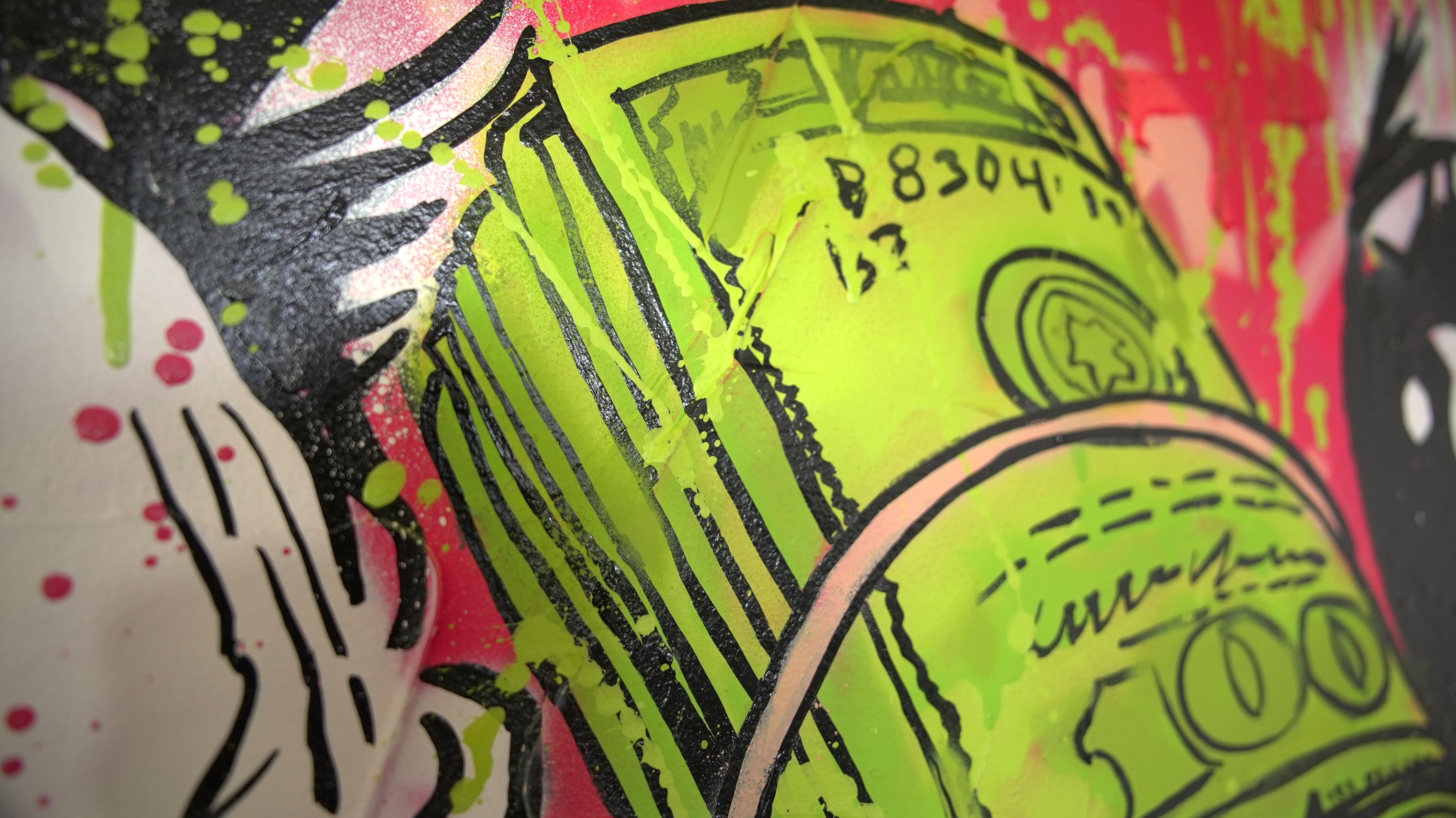 Pop Art Therapy Piece - "Road to Riches: Obsession in Color”