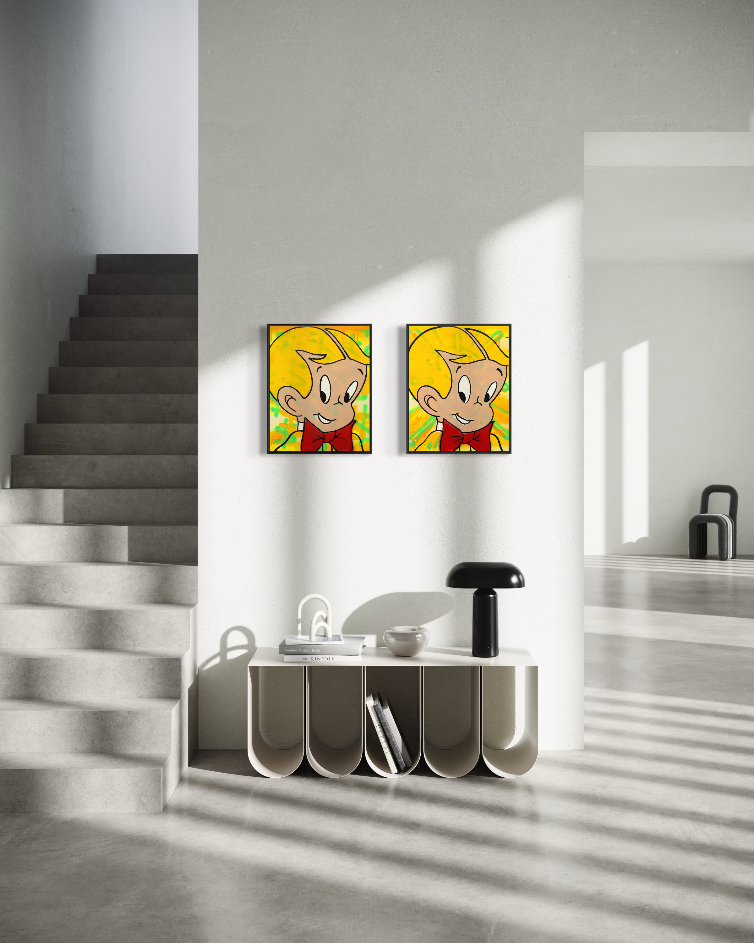 Richie Rich "Golden Boys" (two set of paintings)