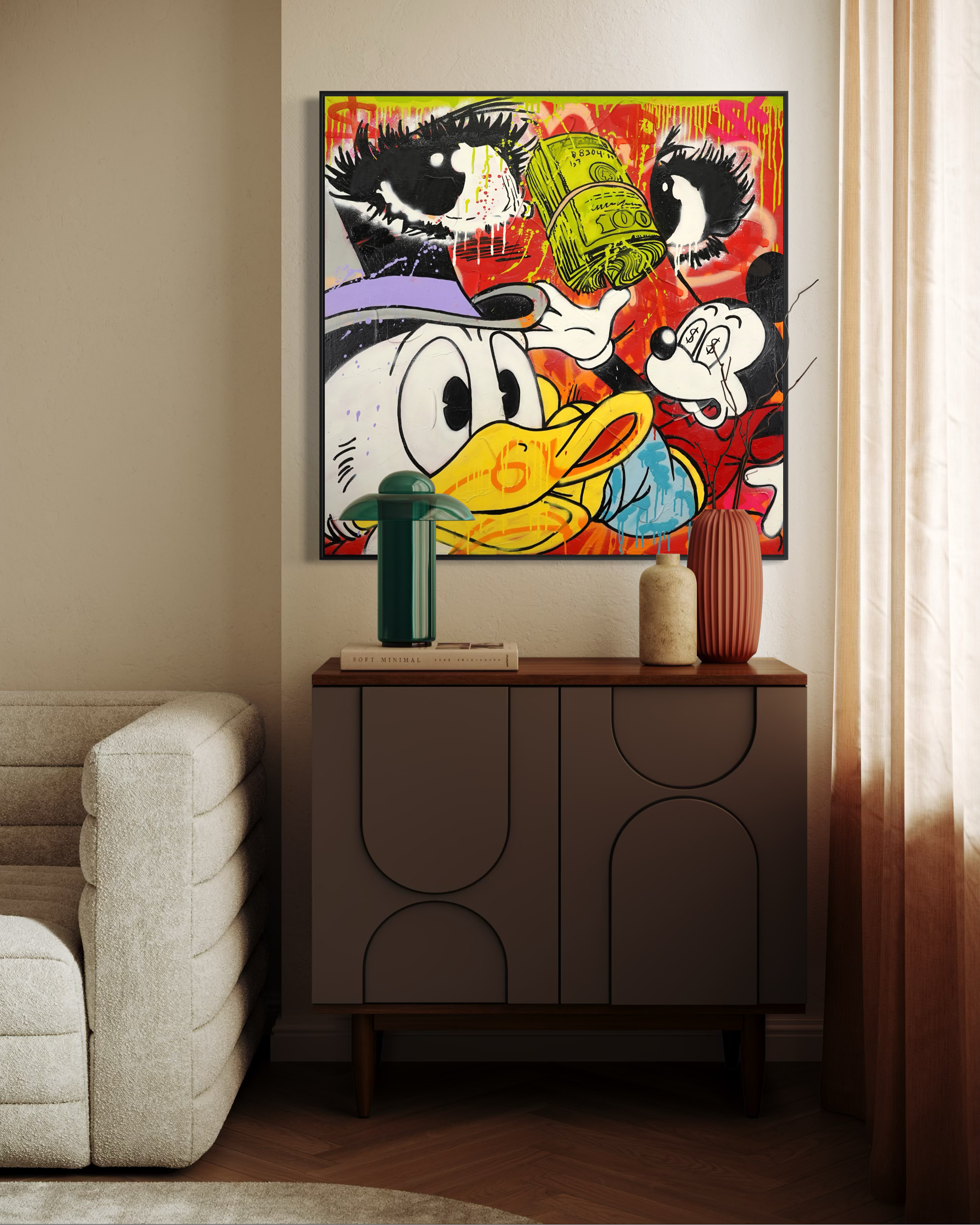 Pop Art Therapy Piece - "Road to Riches: Obsession in Color”