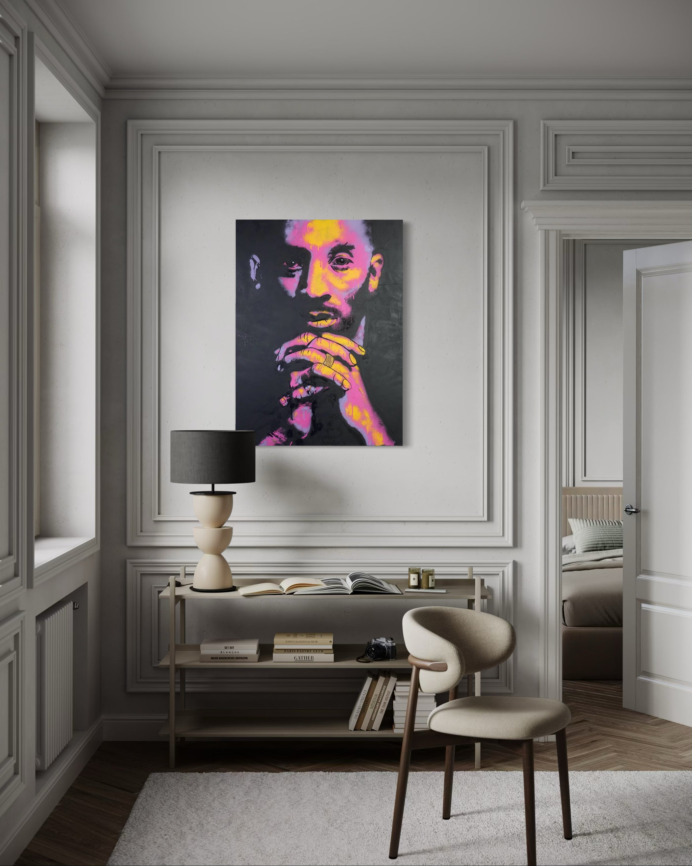 Kobe Bryant - "Kobe's Radiance in Lakers Colors"